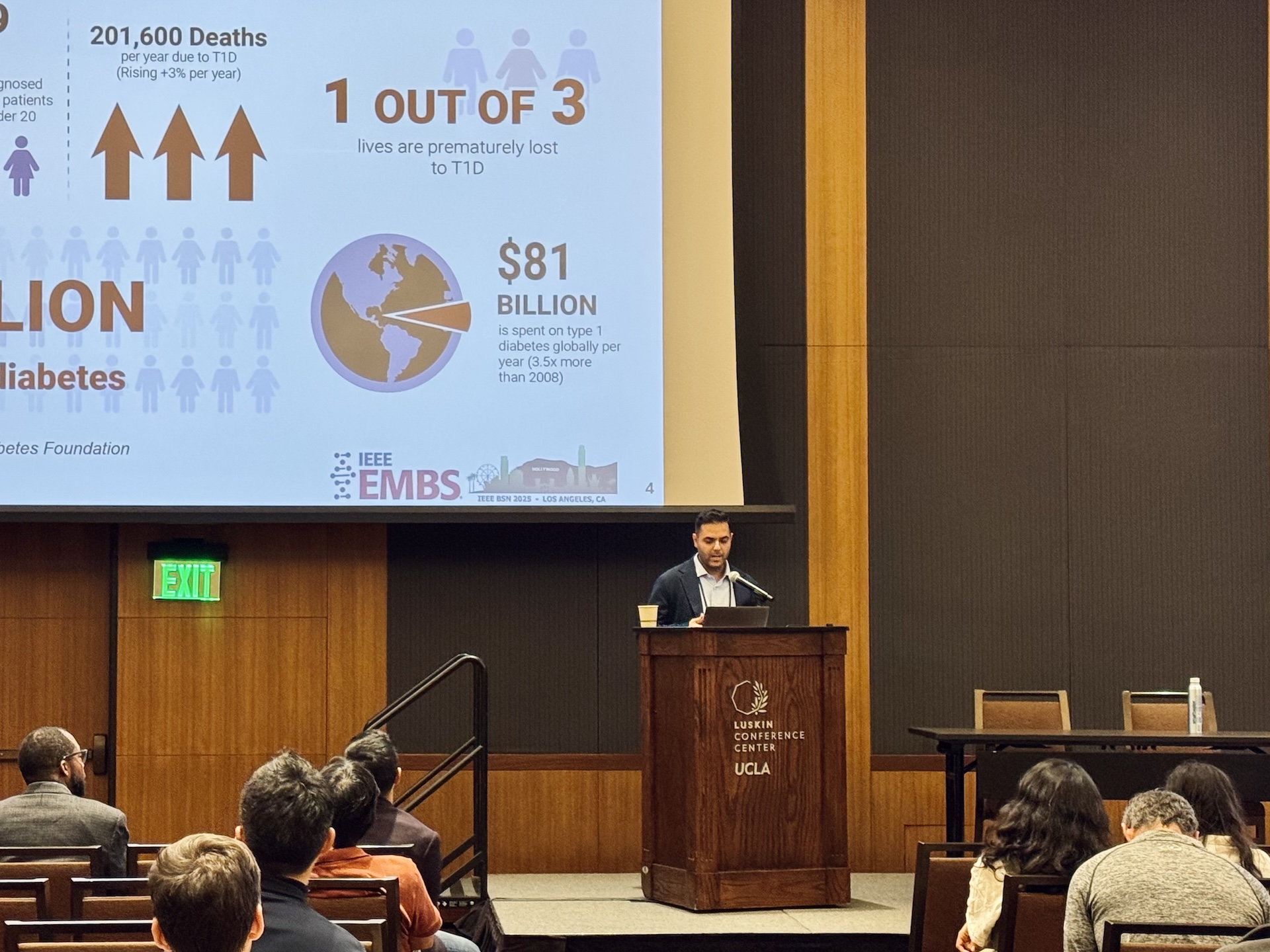 IEEE BSN 2025 conference banner — Los Angeles, CA